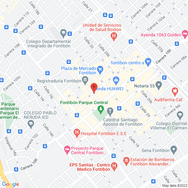Map of Laboratorio Clínico Myriam Saboyá G.