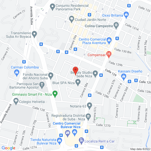 Map of Lg Construcciones Ltda.