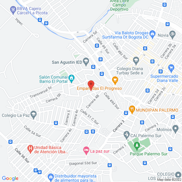 Map of Ligaplas