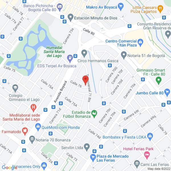 Map of Line Corp Company Ltda.