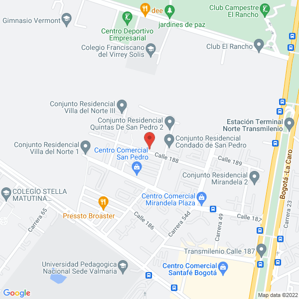 Map of Lithosphera Ltda