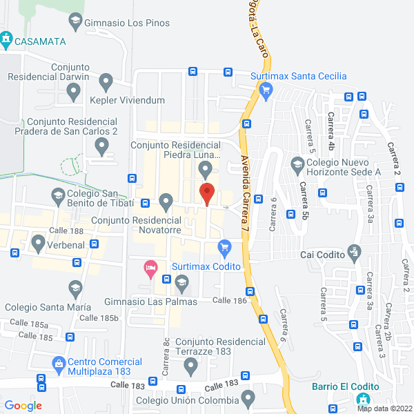 Map of Los Cedros Medicina Alternativa