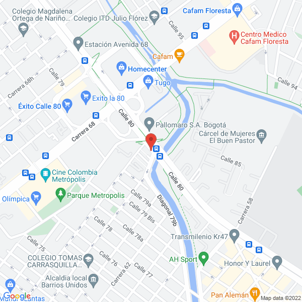 Map of Los Decoradores