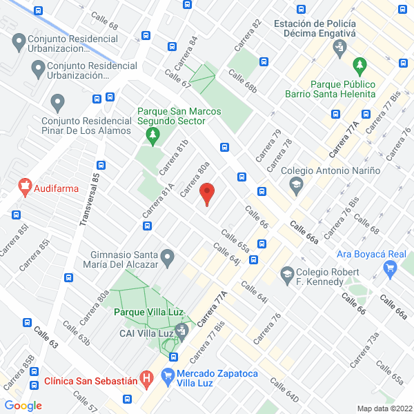 Map of Manufacturas Cercla