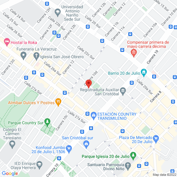 Map of Manufacturas Chaplin Ltda.
