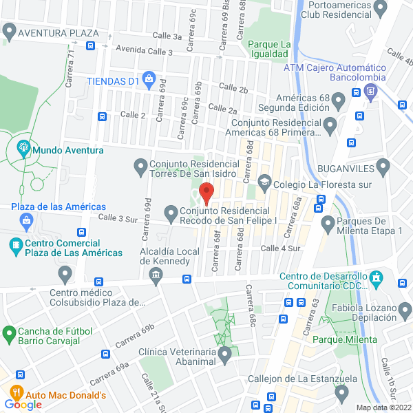 Map of Mariachi Femenino Las Alazanas