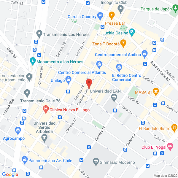 Map of Márquez & Uriza Ltda.