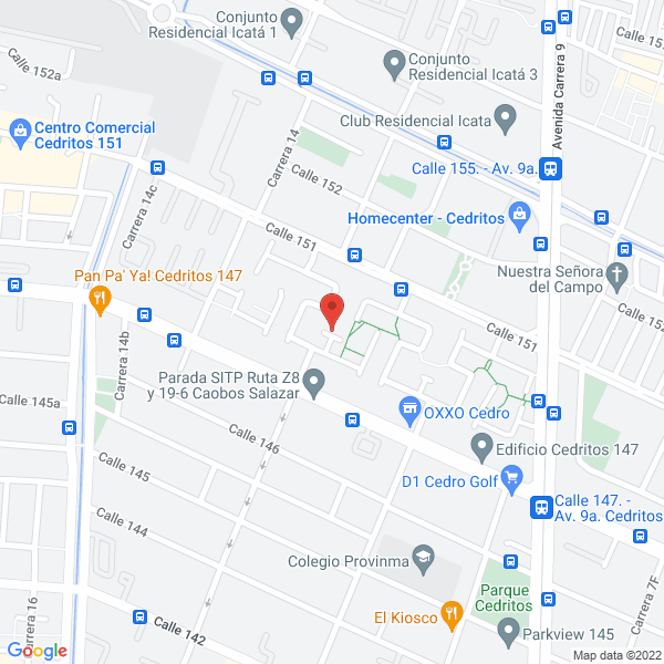 Map of Mauricio Sánchez Arquitectos S.A.