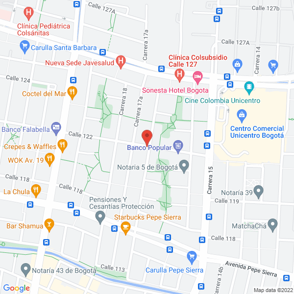 Map of Milonga Cueros
