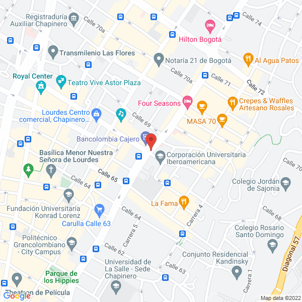 Map of Mizu Studio Ltda.