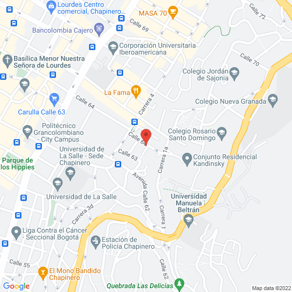 Map of Moab Ltda.