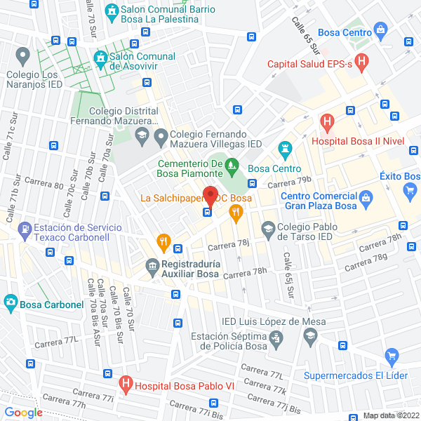 Map of Moreno & Gallego Moga Ltda.