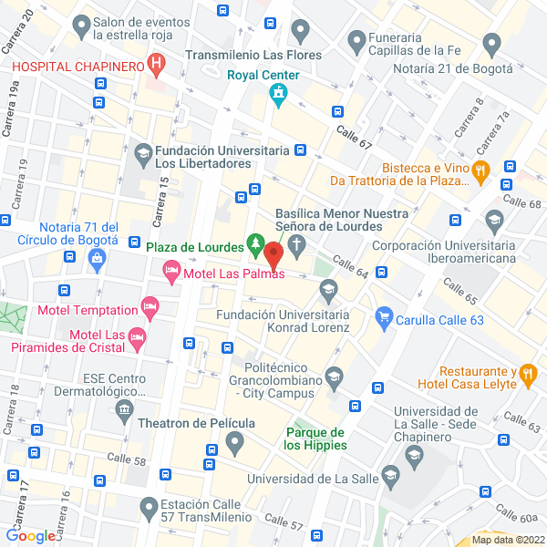 Map of Ngeles Rte Religioso Y Variedades