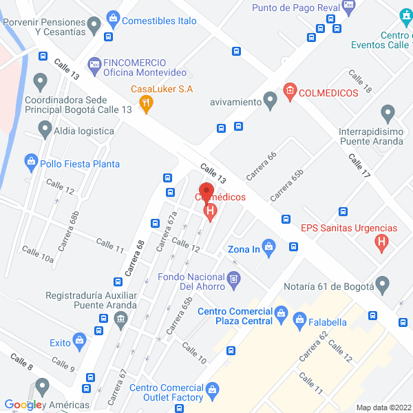 Map of O & M Servicios Y Suministros S.A.S.