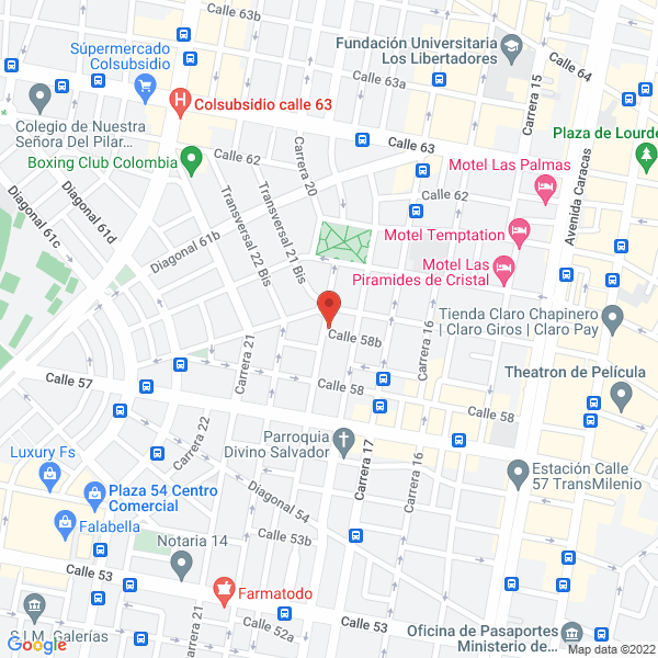 Map of Paacsistem S.A.S
