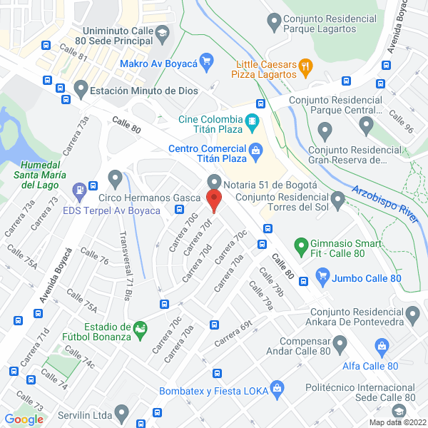 Map of Loopsas Manufactutras De Colombia S.A.S