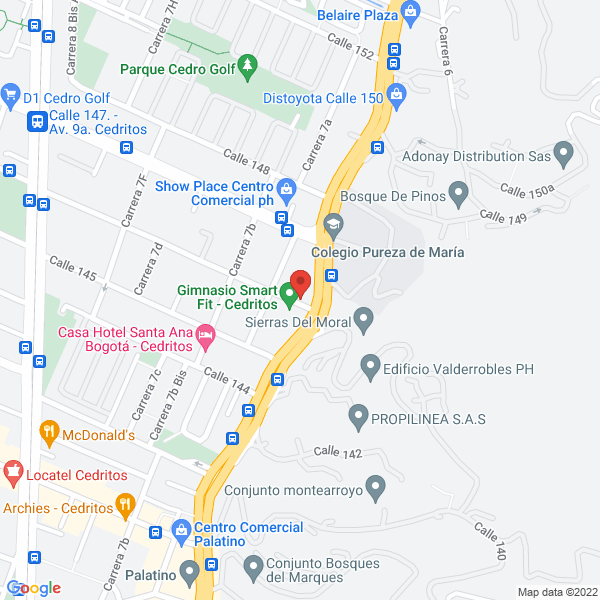 Map of Mm Ll S.A.S.