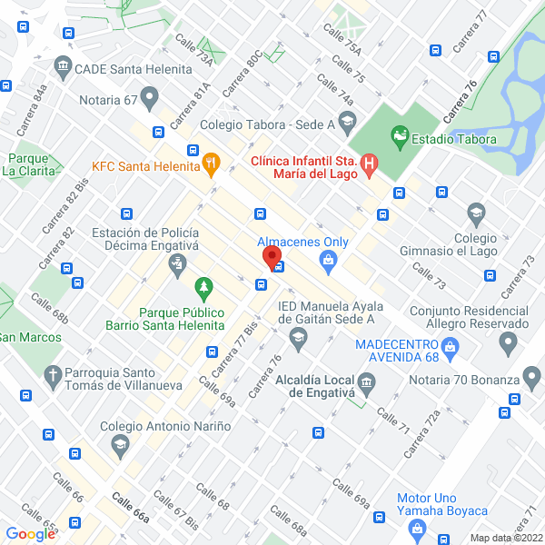 Map of Modas Morán