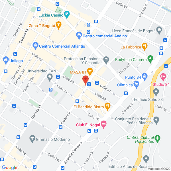 Map of Novectra S.A.S