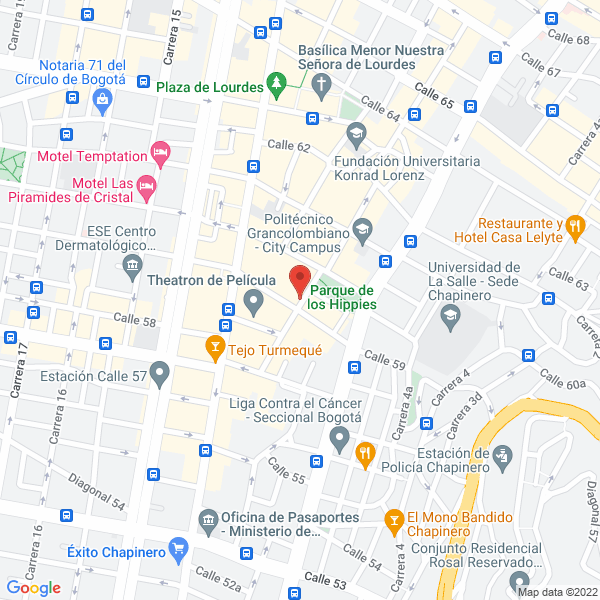 Map of Nueve 59 S.A.S.