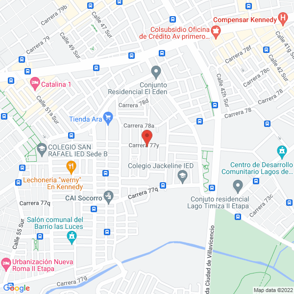 Map of Nuevo Liceo Villa Colombia