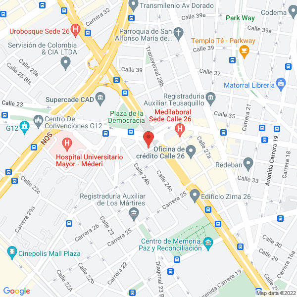 Map of Om Producciones