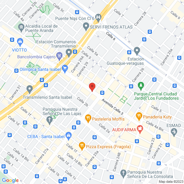 Map of Omar Internacional