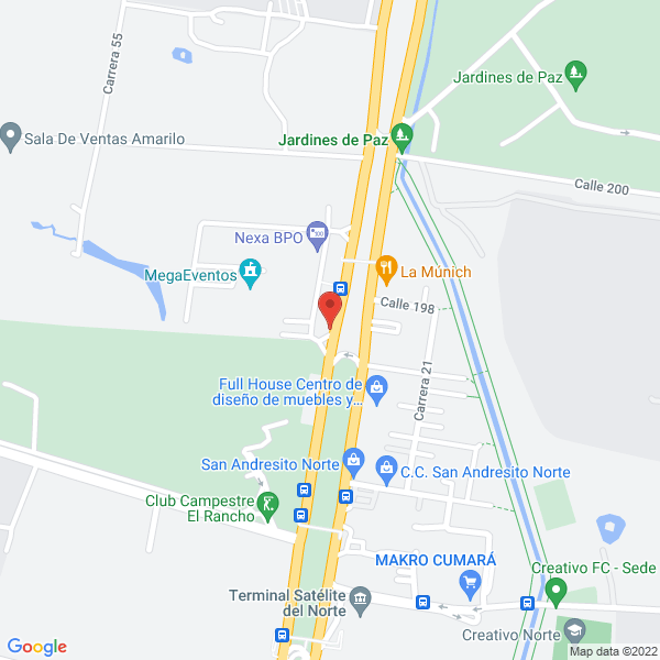 Map of Pista De Hockey Y Patinaje Hockey High School H2S Ltda.