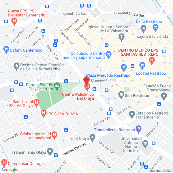 Map of Romero Amaya Luz Mila