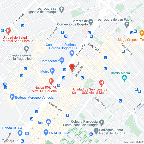 Map of Confecciones Miranda D V
