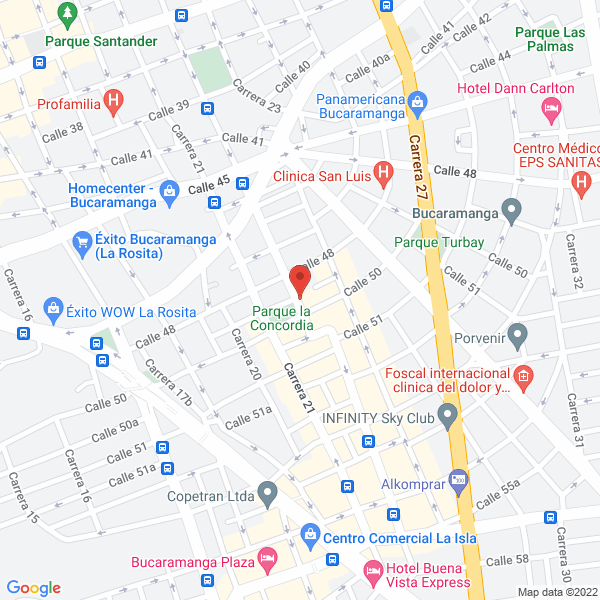 Map of Domicilios Y Mensajería La Concordia