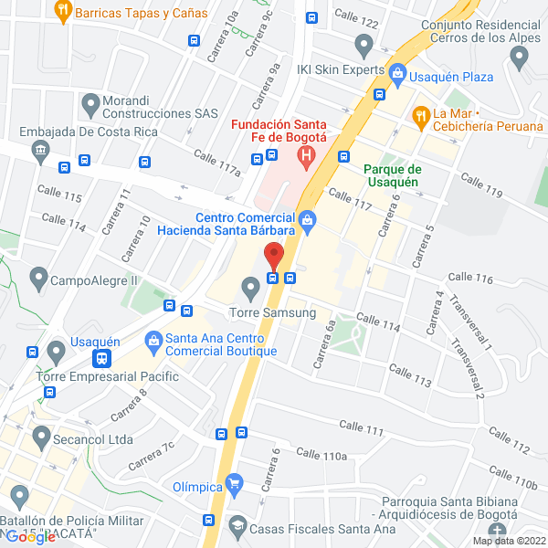 Map of Transportes Pegasso S.A.S