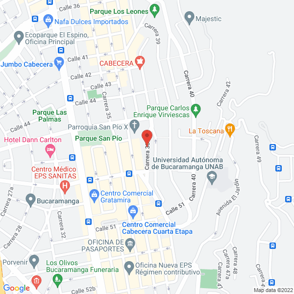 Map of Small Boutique