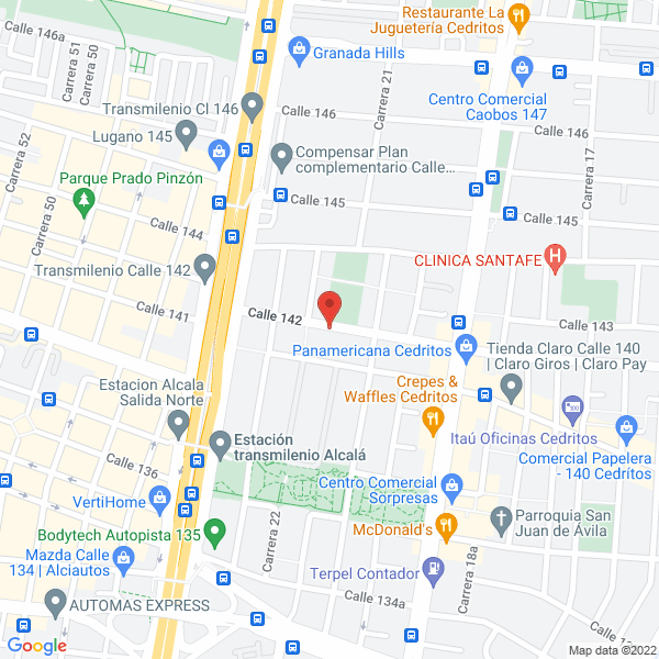 Map of Huellas Urbanas