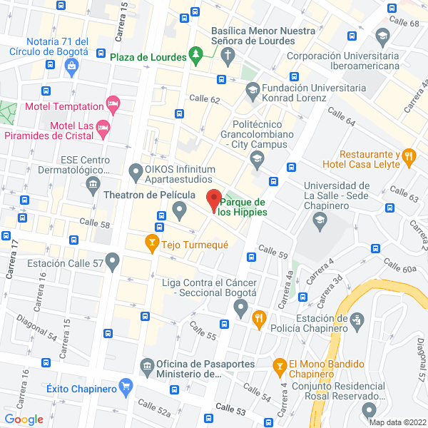 Map of Díaz Delgado Luz Adela