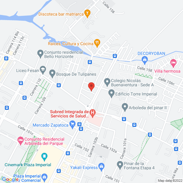 Map of Comercializadora De Esponjillas Santander