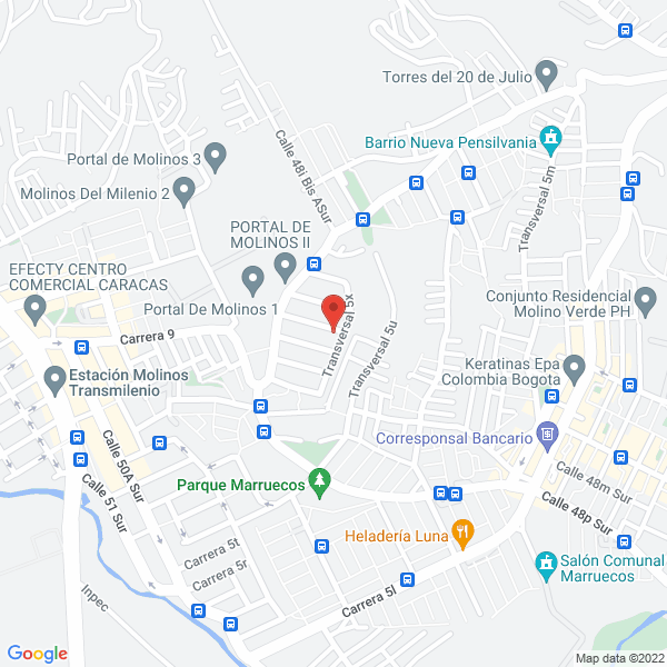 Map of Tecno Cerca Seguridad