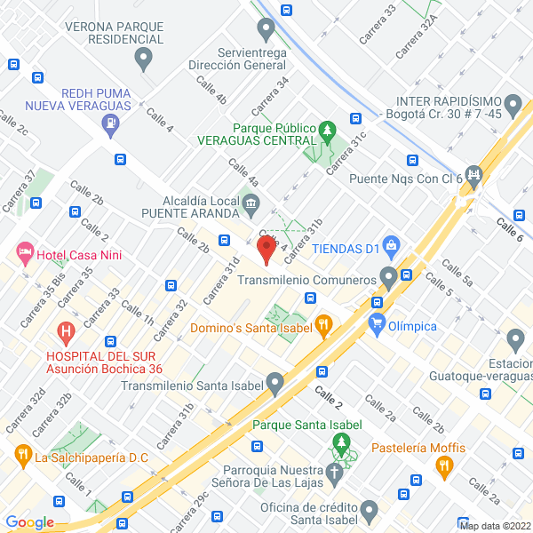 Map of Confecciones Ellison S.A.S.