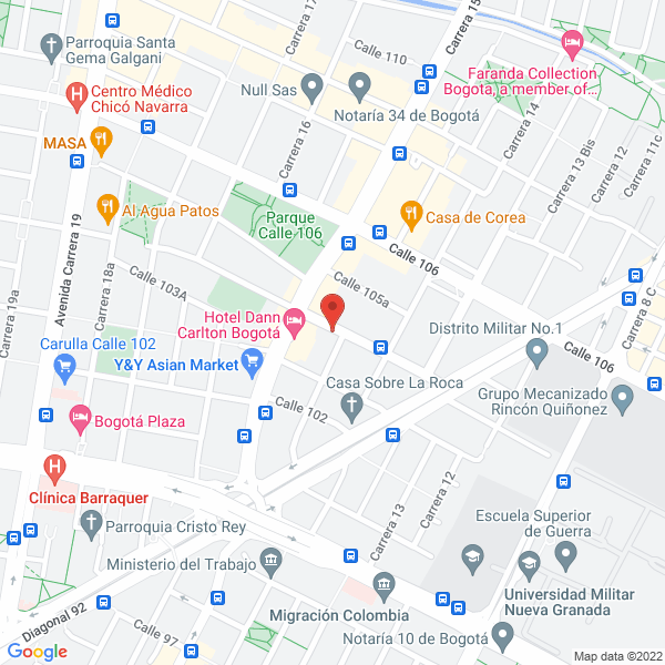 Map of Constructora Tjl S.A.S.