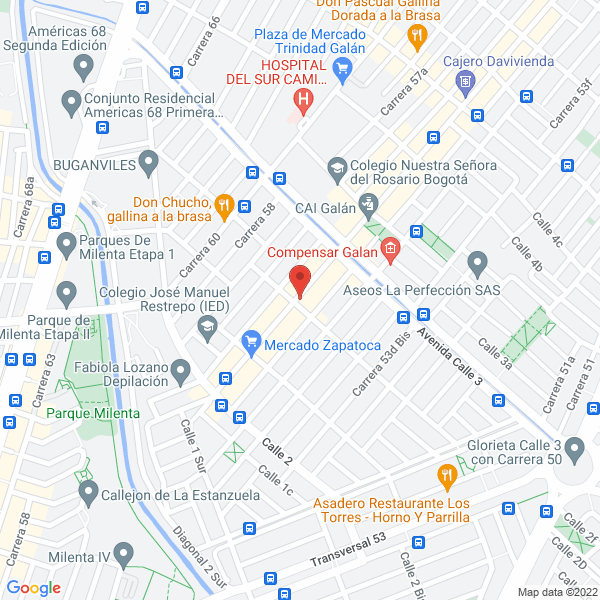 Map of Quintero Quintero Ramon Alberto