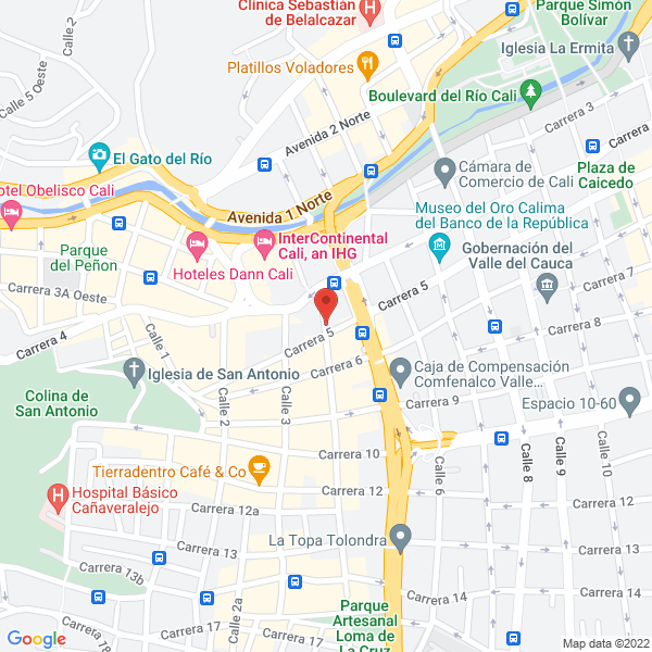 Map of Lámparas Decorativas Edwin Castaño