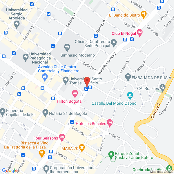 Map of Gomez & Solarte Abogados S.A.S.