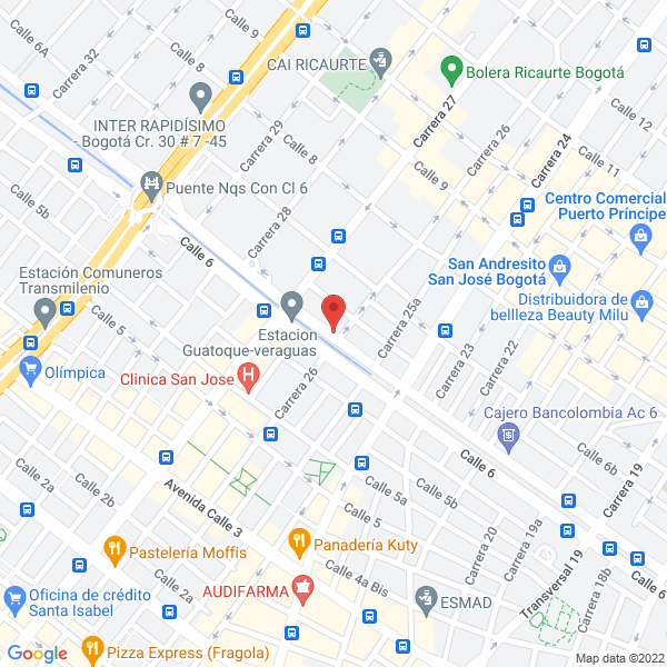 Map of Ingalejo De Colombia S.A.S.