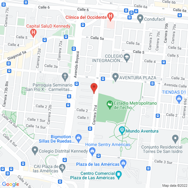 Map of Intervoz Colombians S.A.S.