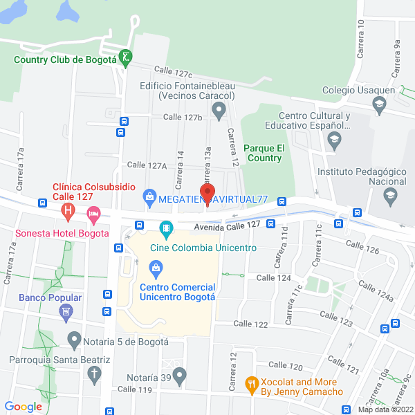 Map of Jaroni Holding S En C