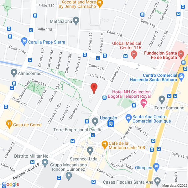 Map of Jimenez Torres J T Asesores De Seguros Cia Ltda.