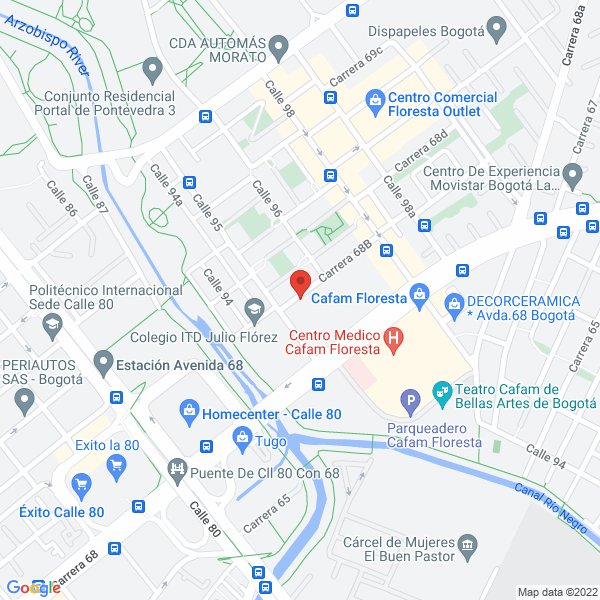 Map of Mireya Diaz M. D. V. CIA. Ltda.