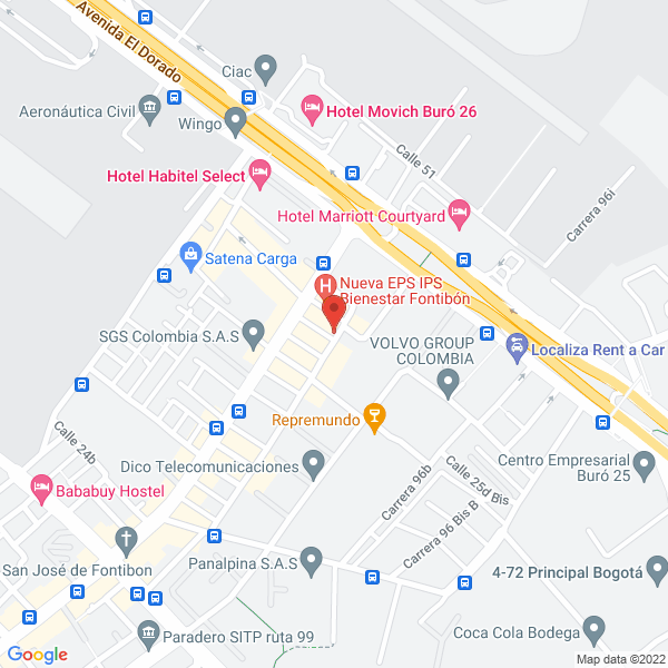 Map of Otalora Y Cia S.A.S.