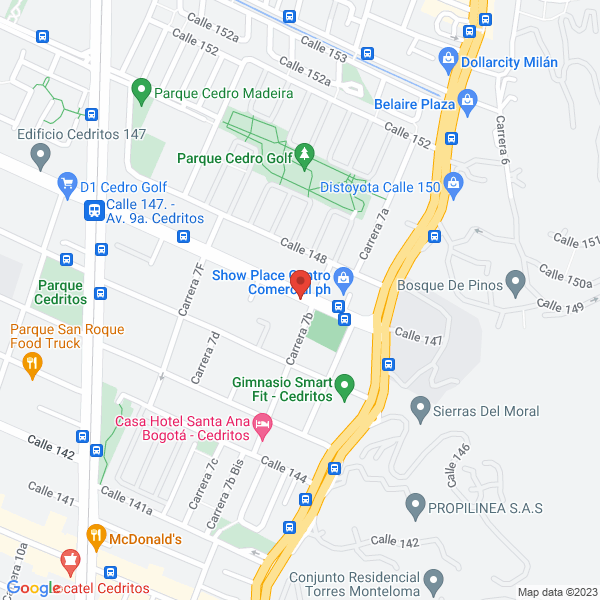 Map of Performance Building Sport S.A.S.