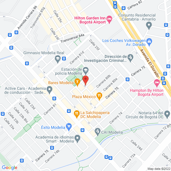 Map of Punto Express Colombia S.A.S.
